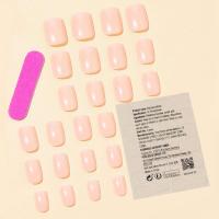 Arte de Uñas de Moda en Gris Leche Conjunto Completo de 24 Piezas para Mujeres - details 11