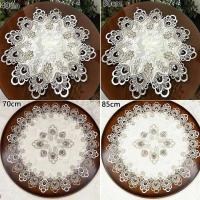 Manteles decorados con tela europea moderna ENCE, pequeños circulares para dormitorios, balcones, hoteles, restaurantes, banquetes, - details 4