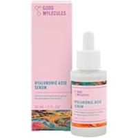 Good Molecules Hyaluronic Acid Serum - Hydrating, Non-greasy formula to Moisturize, Plump - 1% HA...
