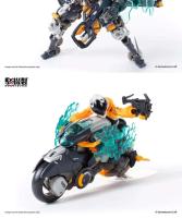 Modelo de Motocicleta Autónica a Escala 1/12 Figuras de Acción de Caballero y Horseman - details 23
