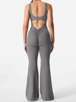 Monos de Yoga de Espalda Descubierta Estilo de Gimnasio Sexy para Mujeres - details 16