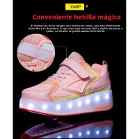 Nuevos Zapatos de Patinaje de Ruedas para Niños Zapatos Deportivos para Adultos con Luz - details 9