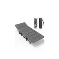 Cama plegable de camping, cama para invitados hasta 200 kg, con bolsillo lateral, tumbona portátil para exterior, jardín, viajes e interior - details 13
