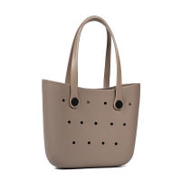 Bolso De Playa Grande Para Verano EVA Inodoro Para Mujer Bolsa De Picnic Con Agujeros Impermeable Bolsa De Hombro Con Manija - details 19