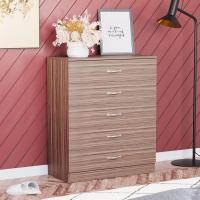 5 cajones con Tiradores y rieles de Metal, con Soporte Exclusivo Anti-inclinación para cajón. Muebles de Dormitorio Riano en Color Blanco. - details 9