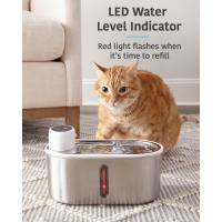 Fuente de Agua para Gatos Inalámbrica de Acero Inoxidable Dispensador Automático de Agua de 101oz/3L 3 Modos Inteligentes Sensor de Radar de 120° Compartimento de Batería Separado - details 5