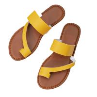 Zapatillas Planas para Mujer KAMUCC con Lazo en el Tobillo Color Sólido Punta Redonda Antideslizante para Exteriores y Playa - details 10