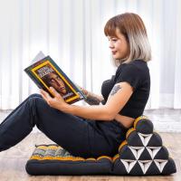 Cómodo Colchón De Suelo con Cojín De Lectura, Futón Japonés, Cama Plegable O Esterilla De Masaje Tailandés, 170 x 53 cm, Azul Claro - details 154
