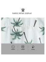 Ropa de playa para hombre, conjunto de 2 piezas, camisa hawaiana y pantalones cortos de secado rápido, ropa de moda para hombre, trajes informales estampados de verano - details 3