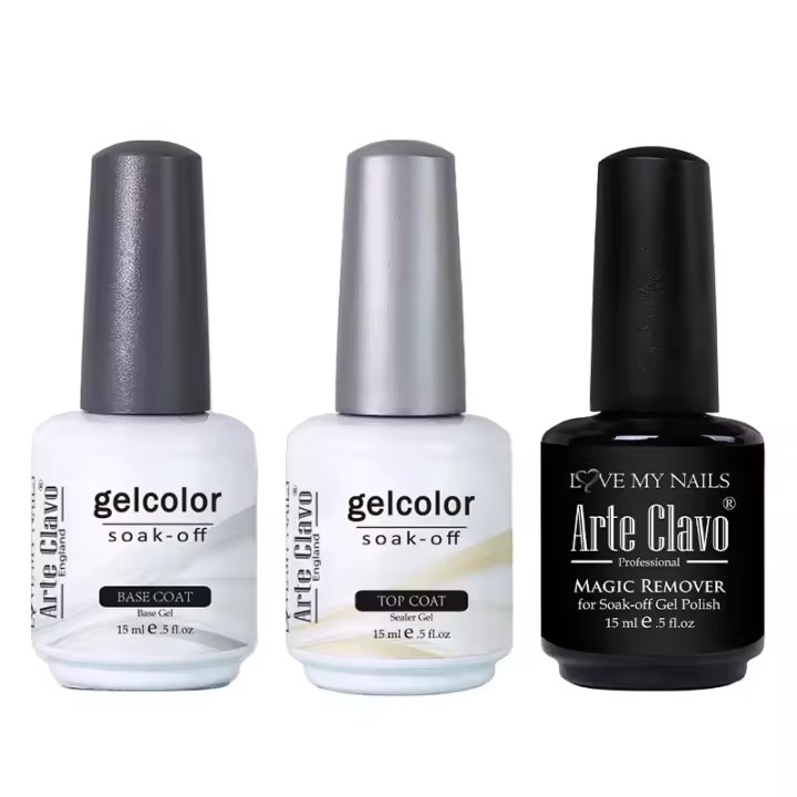 Arte Clavo 15 ML Top Coat Magic removedor gel esmalte de uñas set semi - Permanent esmalte de uñas Cleaner Gel funcional - 1