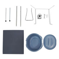 Silla de ruedas hidráulica de elevación para pacientes para el hogar, familias de sillas de ruedas de transporte, residencias de ancianos y hospitales 61*51 cm/24*20,1 pulgadas - details 11
