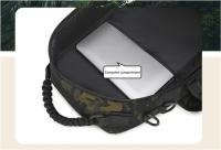 Bolsa táctica de Montañismo al aire libre, mochila deportiva de expansión con múltiples enchufes de camuflaje, para acampar, senderismo, ciclismo, pesca, pequeña - details 6