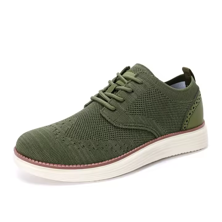 Zapatos de hombre de verano, talla grande 47, malla transpirable, zapatos para caminar con un pedal, estilo casual, ligeros y absorbentes de impactos. - 1