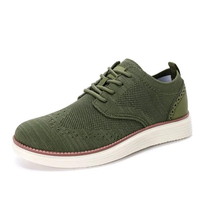 Zapatos de hombre de verano, talla grande 47, malla transpirable, zapatos para caminar con un pedal, estilo casual, ligeros y absorbentes de impactos. - 1