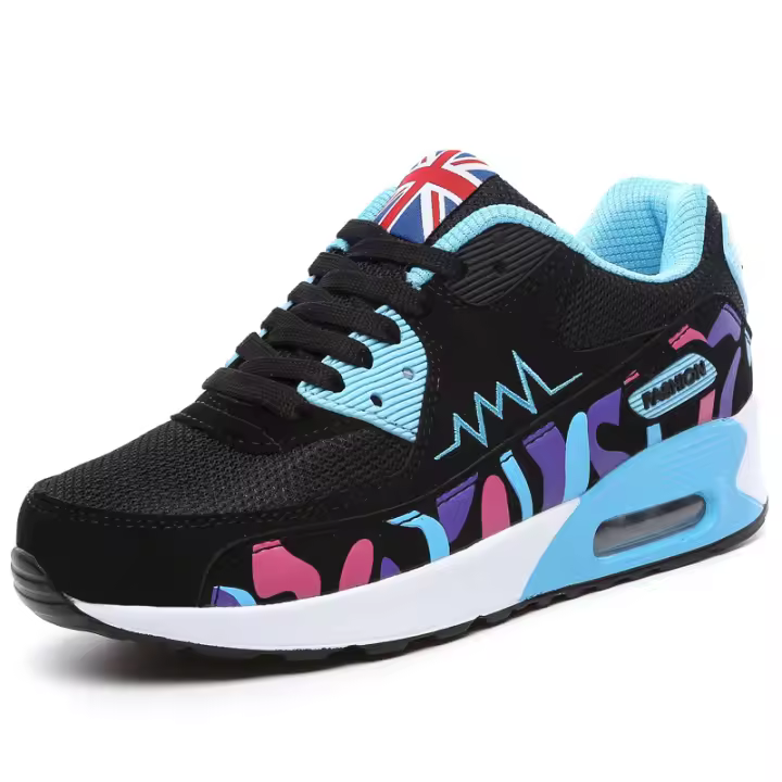 Zapatillas de deporte de moda para mujer, zapatos para correr informales con plataforma de primavera y verano - 1