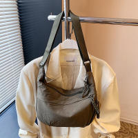 Bolso cruzado minimalista de gran capacidad para mujer, bolso pequeño de hombro para estudiante, bolso de dumplings versátil, nuevo estilo - details 30