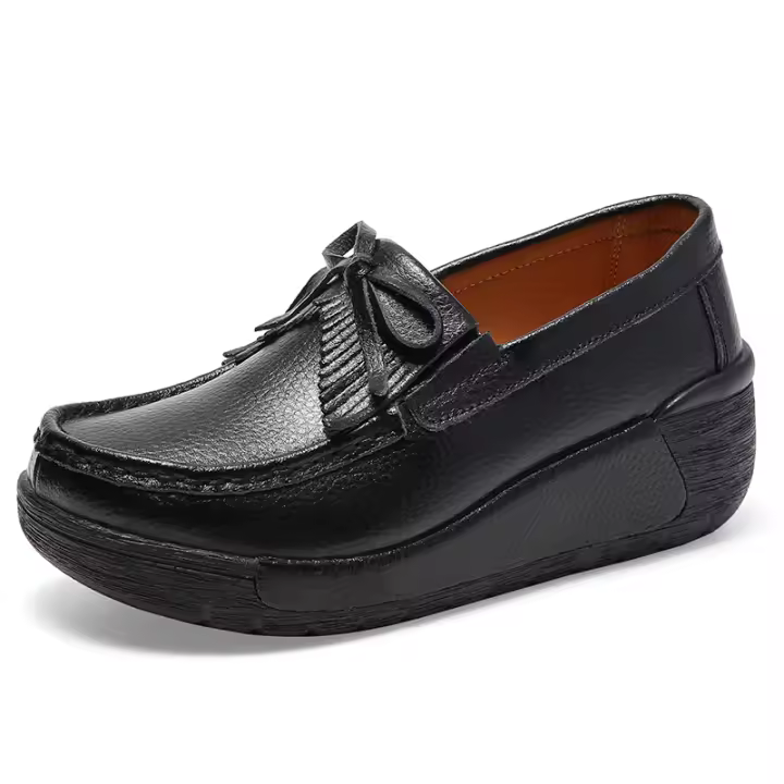 Mocasines de mujer con plataforma antideslizante y soporte para el arco, zapatos ligeros para caminar - 1