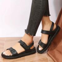 Comfy Stylist Summer Platform Sandals Hook And Loop Fastener Adjustable Sports Sandals Women Footwear - details 10