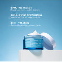Crema de Gel de ácido hialurónico, crema hidratante Facial para hidratar y suavizar la piel Extra seca, nutritiva, mejora la sequedad, loción Facial - details 5