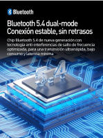 SANLEPUS Auriculares Inalámbricos Bluetooth 5.4 con HiFi y Graves Ultra Potentes - 60 Horas Autonomía, Auriculares Deportivos Abiertos, Diseño Ergonómico - Para Corredores y Amantes del Fitness - details 8