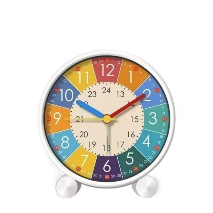 Despertador artefacto despertador silencioso pequeño reloj silencioso para niños reloj electrónico creativo escritorio - 1