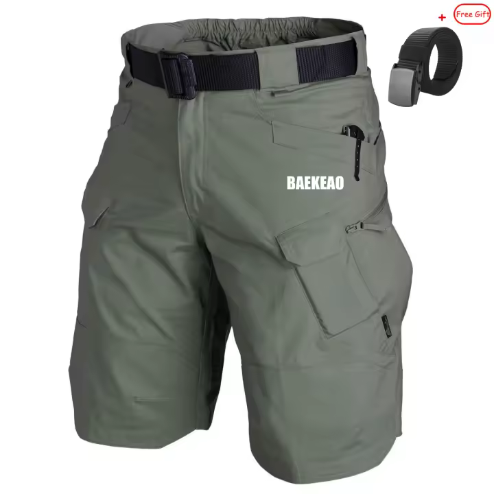 Pantalones Cortos de MTB Transpirables e Impermeables para Hombres en Verano - 1