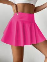 Skorts deportivos de verano con bolsillos, faldas cortas de tenis de cintura alta diseñadas para evitar la exposición, faldas cortas de dos piezas de imitación para golf y entrenamientos de bádminton, nuevos skorts para mujer con bolsillos laterales para - details 1