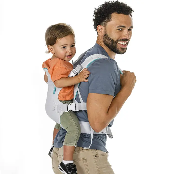 Mochila Portabebés 4 en 1 para Niños Pequeños de 0 a 36 Meses Lleva Fácil de Adelante Ventral y Dorsal Muebles y Organización Seguro - 1