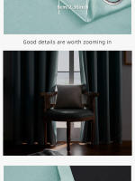 Cortinas Modernas para Salón, 2 Piezas, Opacas con Persianas, Aislantes, Frío y Calor - details 6