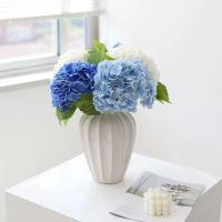 Flor de hortensia Artificial Multicolor, accesorios de flores de simulación de tacto Real DIY, pétalos de seda, plantas realistas, suministros para fiestas - details 2