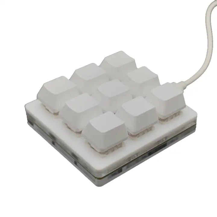 Mini teclado mecánico de 9 teclas, tecla de acceso rápido personalizada, contraseña de una tecla, juego mecánico Osu - 1
