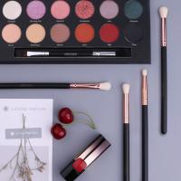 Docolor-brochas de maquillaje para ojos, 4 piezas, pelo sintético suave, portátil, para viaje - details 1