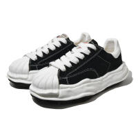 Zapatos de aumento de altura zapatos de disolución zapatos de papá retro zapatos de tablero de cabeza de concha zapatos de lona de plataforma - details 6