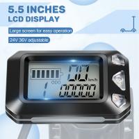 Acelerador de interruptor de pantalla de visualización de instrumentos de Scooter eléctrico ajustable, 24V, 36V, 5,5 pulgadas, piezas de Scooter (6 pines) - details 4