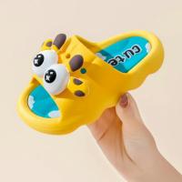 Zapatillas de Niños con Patrón de Ojos Grandes en 3D Antideslizantes, Abre Hermanos, Zapatos de Vacaciones al Aire Libre - details 1