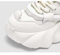 Zapatillas deportivas informales con suela gruesa, versátiles, populares, resistentes al desgaste, antideslizantes y con aumento de altura interior - details 2