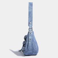 Bolso de hombro Retro para mujer, bolso Vintage de cuero PU con correa ajustable para axilas, bolso de diseñador estético, bolso Shopper - details 11