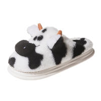 Pantuflas De Algodón Con Punto Para Mujer Invierno Pantuflas De Interior Cálidas Con Suela Gruesa Y Peluche Cierre Pull on Talla Verdadera - details 6