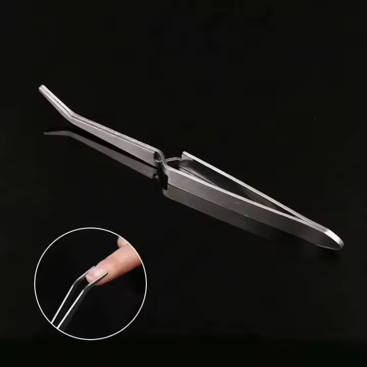 Abrazaderas Multifuncionales de Acero Inoxidable Herramienta de Manicura de Moda con Clip Cruzado - 1