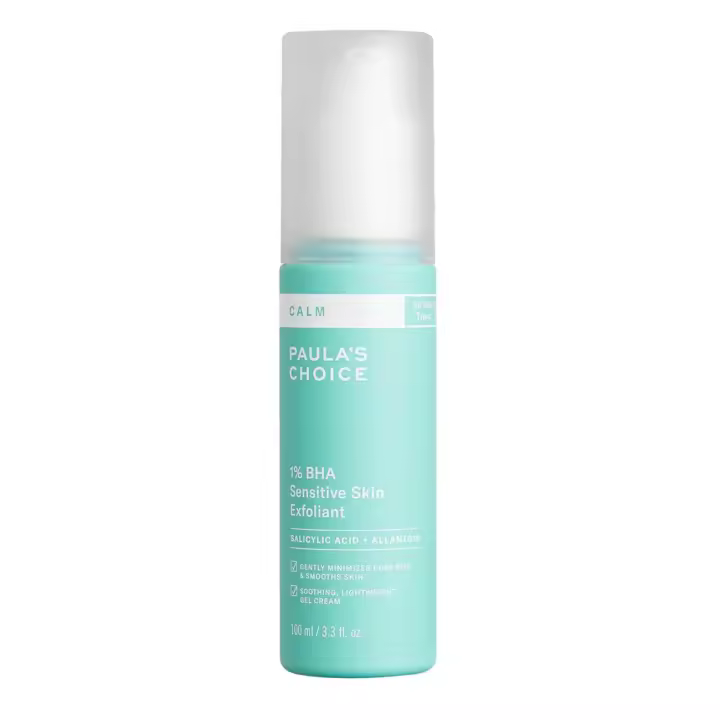 Paula's Choice CALM 1% Exfoliante BHA para pieles sensibles, loción de ácido salicílico para poros grandes y obstruidos, calma y alivia el enrojecimiento, - 1