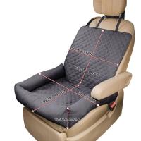 Funda impermeable para asiento de coche para mascotas, asiento plegable desmontable para perro, asiento para perro portátil transpirable antisuciedad, viaje al aire libre - details 0