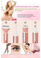 Depiladora corporal 4 en 1 para mujeres, maquinilla de afeitar eléctrica para vello de axila, Bikini, piernas, vello púbico - details 2