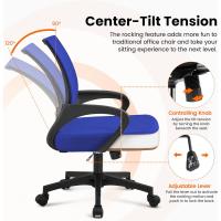 Silla de Oficina Ergonómica Transpirable, Ajustable en Altura, Soporte Lumbar, Giratoria para Max 136 KG - details 49