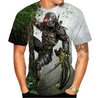 Carnivore Street Hip-hop-camisetas con estampado 3d de talla grande para hombre y mujer, película de terror, deportes de verano, transpirables de secado rápido - details 4