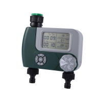 Temporizador de manguera digital programable, sistema de riego automático con batería, controlador de irrigación con 2 salidas - details 0