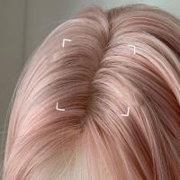 Peluca japonesa Cos de verano, dulce y corta, pelucas con malla frontal rosa y marrón, diadema, pelucas naturales frescas de Cosplay de Lolita, juego de rol - details 8