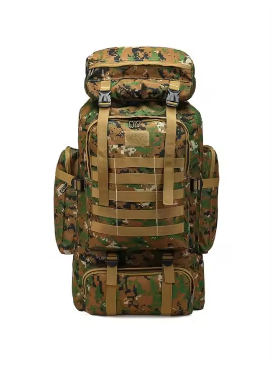 Gran Capacidad Impermeable Camuflaje Montañismo Bolsa de Ocio Táctica Mochila Deportes al Aire Libre Senderismo - 1