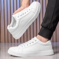 Zapatos Casuales para Hombre Mocasines Suaves Comodidad de Otoño Blancas y Negras - details 1