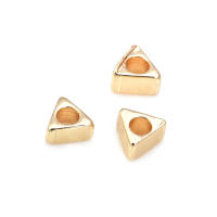 Pulseras de Triángulo de Latón Dorado 18K Abalorios de Espaciado para Hacer Joyería DIY - details 28