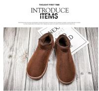 Botas de nieve para hombre, zapatos de algodón para exteriores, zapatilla de algodón con aislamiento de felpa, zapatos de ocio para parejas, botas de felpa para mujer, zapato masculino - details 9